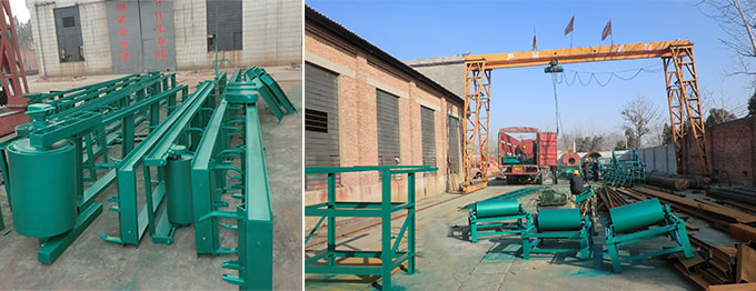 皮帶輸送機(jī)發(fā)貨現(xiàn)場